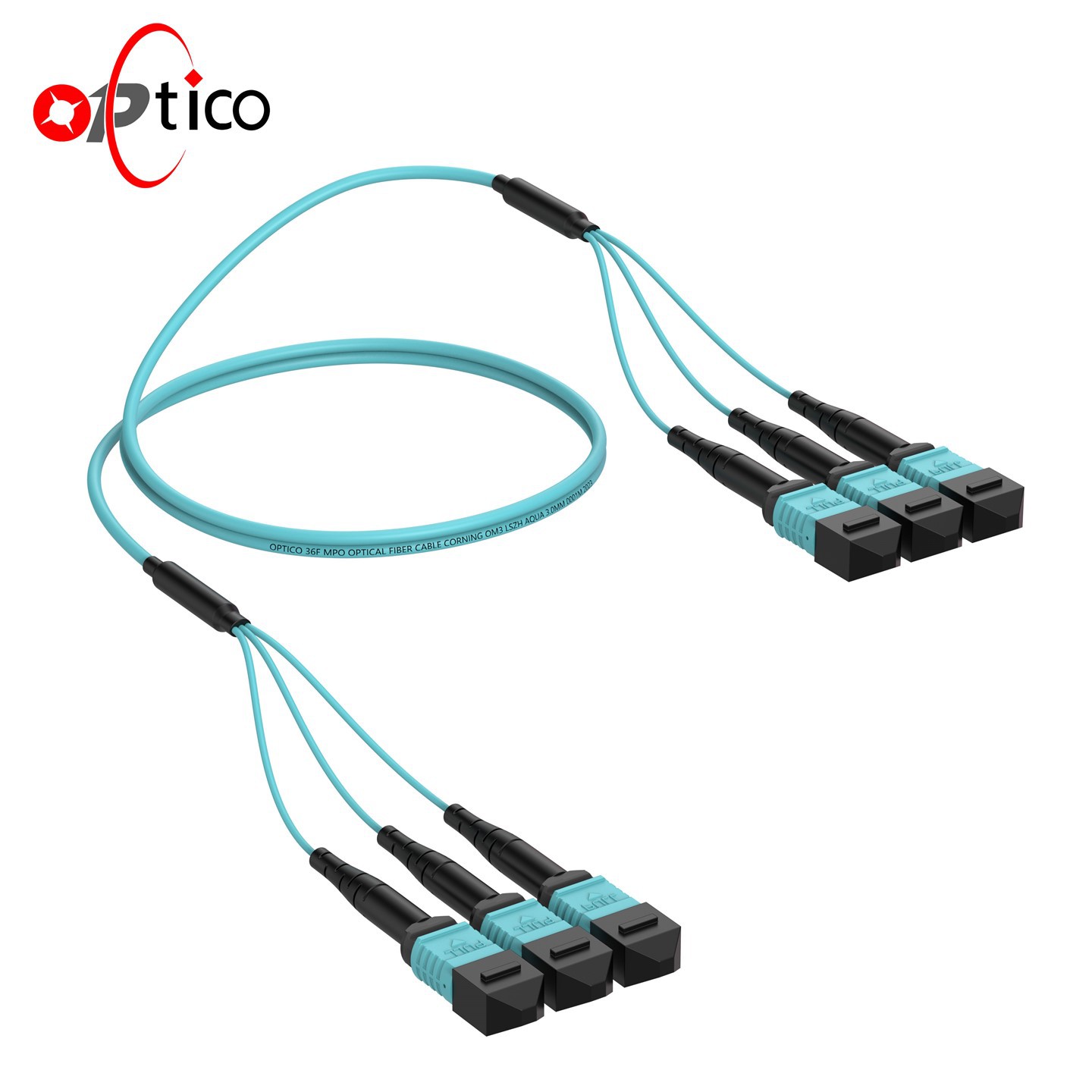 36f 3x12f Mtp MPO pou 3x12f Mtp MPO Trunk Patch Kab OM3